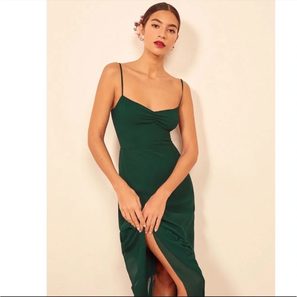 Reformation Emersyn ruffle hem maxi dress - Picture 6 of 9